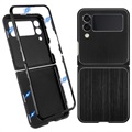 Coque Samsung Galaxy Z Flip3 5G en Métal Magnétique - Noire