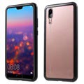 Coque Magnétique Huawei P20 avec Dos en Verre Trempé
