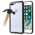 Coque Magnétique iPhone 7 Plus / 8 Plus avec Dos en Verre Trempé - Noire