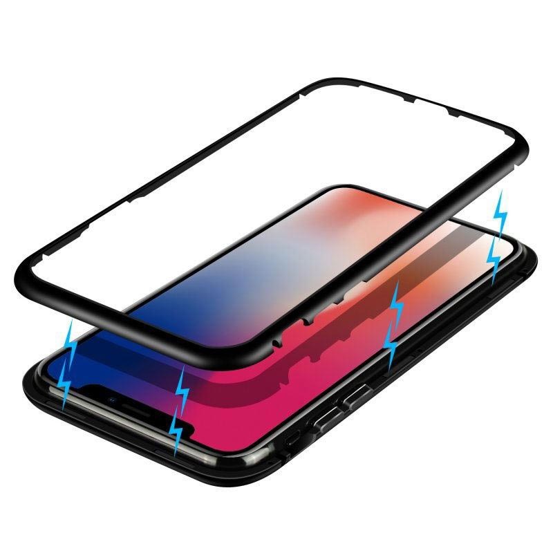 coque iphone xr magnetique transparente