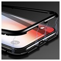 Coque Magnétique iPhone X avec Dos en Verre Trempé - Noire