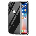 Coque Magnétique iPhone X avec Dos en Verre Trempé - Grise