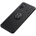 Coque Magnétique Xiaomi Poco M4 Pro avec Support Bague - Noire