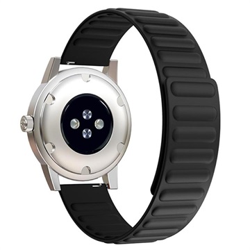 Magnétique Bracelet Sports Samsung Galaxy Watch4/Watch4 Classic en Silicone - Noir