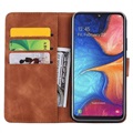 Étui Portefeuille Samsung Galaxy A50 Mandala Série - Marron