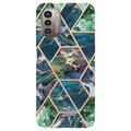 Coque Nokia G21/G11 Marble Pattern Galvanisé IMD