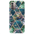 Coque Nokia G21/G11 Marble Pattern Galvanisé IMD