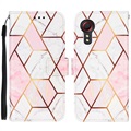 Étui Portefeuille Samsung Galaxy Xcover 5 Marble Pattern