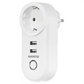 Prise Murale WiFi Smart avec 2x USB Marmitek Power Si - 15A