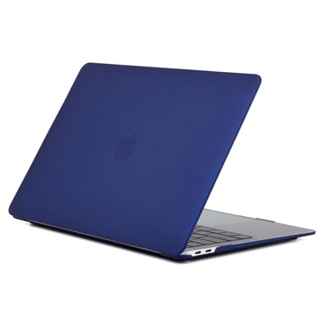 Coque MacBook Air 13.3" 2018 A1932 Matte Plastic - Bleu Foncé