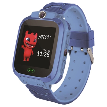 Smartwatch Étanche Forever Look Me KW-500 pour Enfants - Bleu