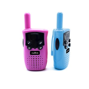 Maxlife MXWT-100 Kit talkie-walkie pour enfants - bleu et rose