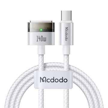 Mcdodo CA-207 Câble de charge 140W USB-C vers MagSafe 3 - 2m - Blanc