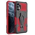 Coque Hybride Samsung Galaxy A32 (4G) MechWarrior Project - Rouge / Noir