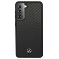 Coque Samsung Galaxy S21 5G Mercedes-Benz Dynamic Carbon Fiber - Noire