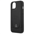 Coque iPhone 13 Mini en Cuir Mercedes-Benz Urban Line - Noire