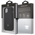 Coque iPhone 13 Mini en Cuir Mercedes-Benz Urban Line - Noire