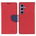 Étui Portefeuille Samsung Galaxy S24 Mercury Goospery Fancy Diary - Rouge
