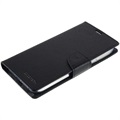 Étui Portefeuille iPhone 14 Pro Max Mercury Goospery Fancy Diary - Noir