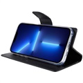 Étui Portefeuille iPhone 14 Pro Max Mercury Goospery Fancy Diary - Noir