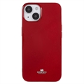 Coque iPhone 14 Plus en TPU Mercury Goospery Glitter - Rouge