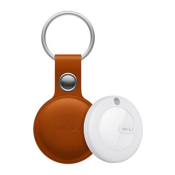 MiLi HD-P16 Traceur Bluetooth / Recherche de clés pour iOS avec porte-clés en cuir