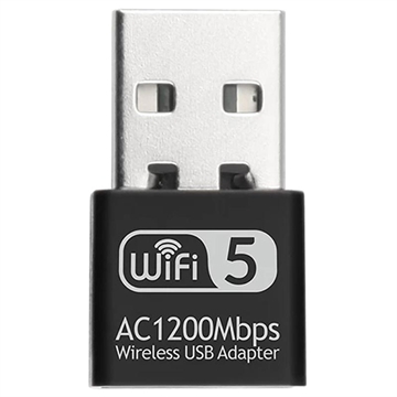 Mini Adaptateur USB Sans Fil Double Bande - 1200Mb/s