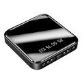 Mini Batterie Externe Rapide 10000mAh - 2x USB - Noir