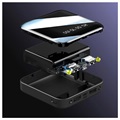 Mini Batterie Externe Rapide 10000mAh - 2x USB - Noir