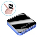 Mini Batterie Externe Rapide 10000mAh - 2x USB - Bleu