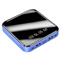 Mini Batterie Externe Rapide 10000mAh - 2x USB - Bleu