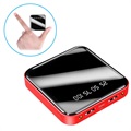 Mini Batterie Externe Rapide 10000mAh - 2x USB - Rouge