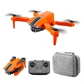 Mini Drone Pliable S65 avec Caméra 4K et Télécommande - Orange