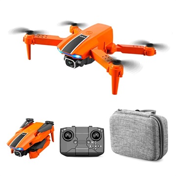 Mini Drone Pliable S65 avec Caméra 4K et Télécommande - Orange