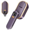 Mini-vaporisateur portatif avec affichage LED et vapeur à 3 niveaux - 1200W - Violet