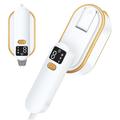 Mini-vaporisateur portatif avec affichage LED et vapeur à 3 niveaux - 1200W - Blanc