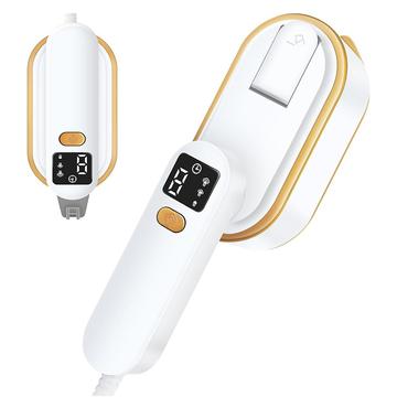 Mini-vaporisateur portatif avec affichage LED et vapeur à 3 niveaux - 1200W - Blanc