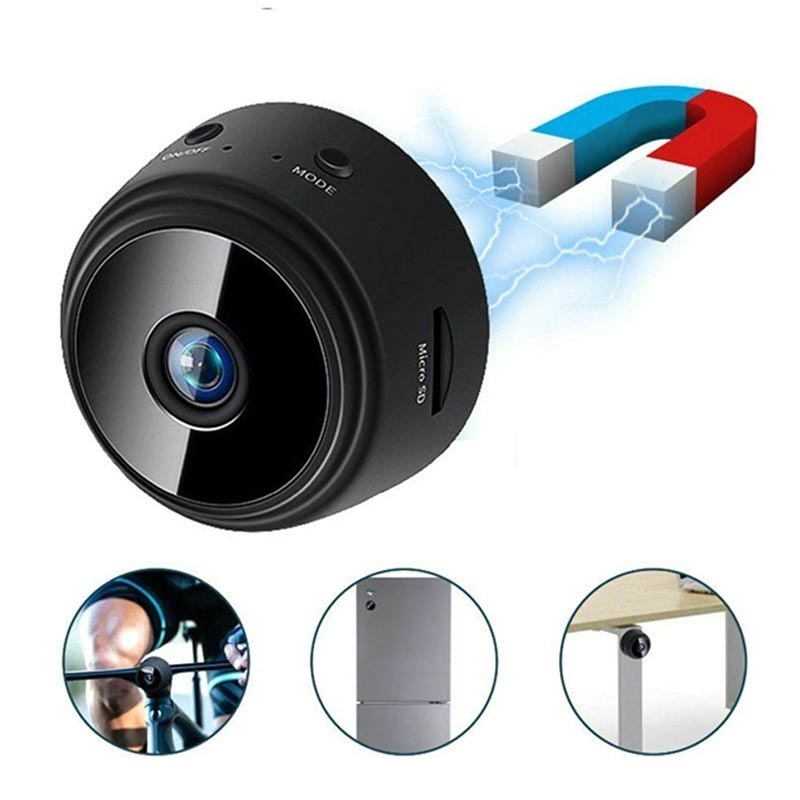 Micro-caméra Magnétique Intelligente - Visionnage 24h En Arrière Via App - Couleur Blanche