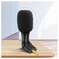 Mini Microphone MD-3 pour Smartphone/Tablette - 3.5mm - Black
