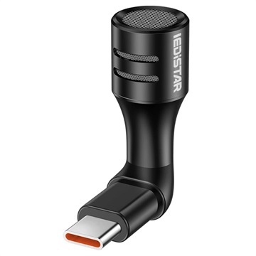 Mini Microphone MD-3 pour Smartphone/Tablette - USB-C - Black