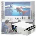 Mini Projecteur Portable Full HD LED T5 - Blanc