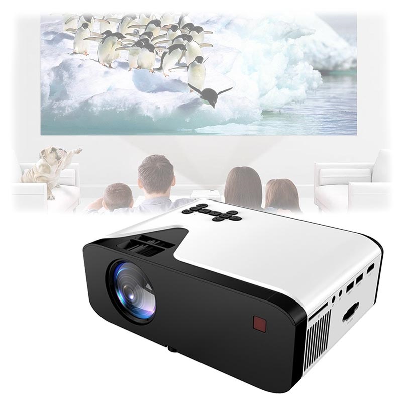 Mini Projecteur Portable Full HD LED T5