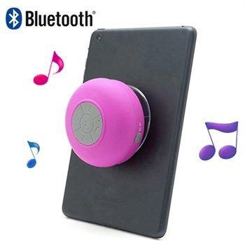 Mini Haut-Parleur Bluetooth Portable Résistant à l\'eau BTS-06 - Rose Vif