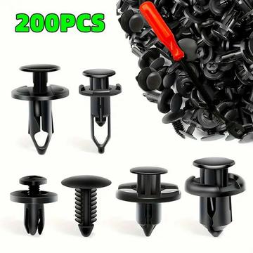 Set d\'attaches en plastique pour panneaux de portes de voitures - 200 Pcs.