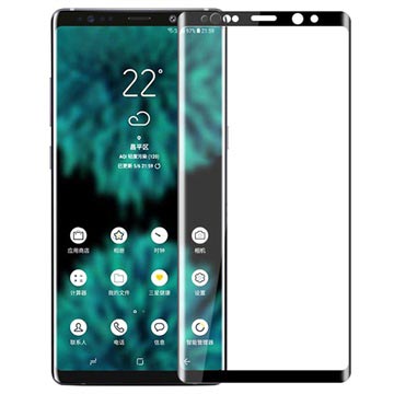 Protecteur d\'Écran Complet Samsung Galaxy Note9 Mofi en Verre Trempé - Noir