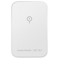Momax IP97 Q.MAG Magnetic Wireless Power Bank - 5000mAh - White