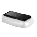 Stérilisateur & Chargeur Sans Fil Momax Q.Power UV-Box - 10W - Blanc