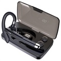 Oreillette Bluetooth avec Boîtier de Charge YK520 - Noir