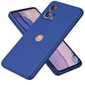 Coque Motorola Edge 30 Fusion en Silicone Liquide - Bleue