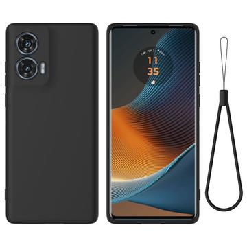 Coque Motorola Edge 50 Fusion en Silicone Liquide (Emballage ouvert - Excellent) - Noire
